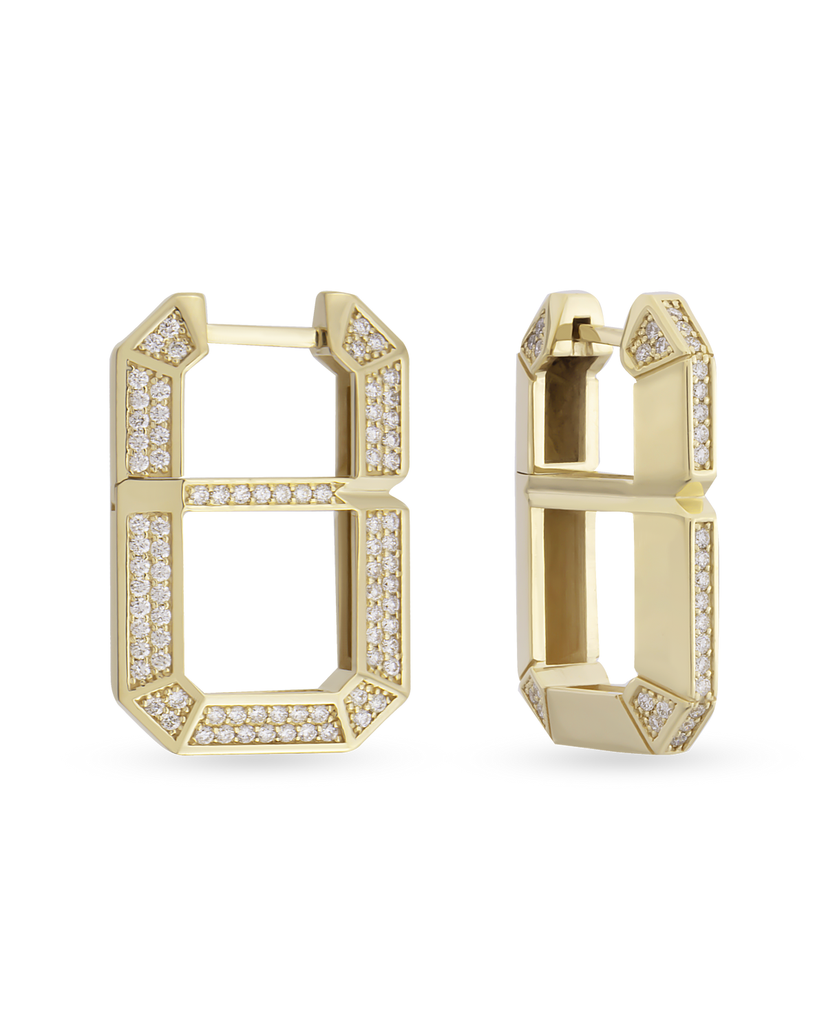 Monogram Glam Single Earring