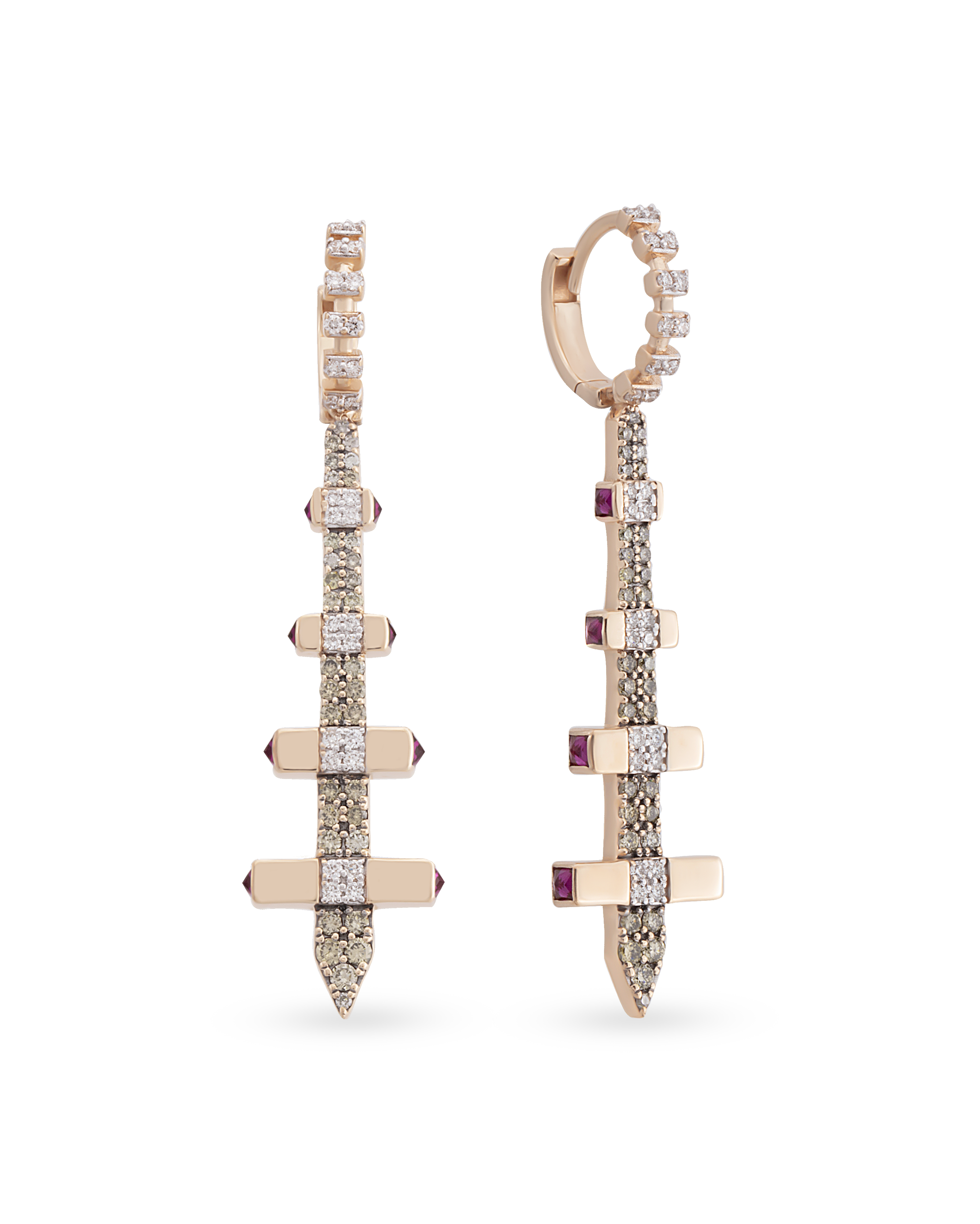 Sword Earrings