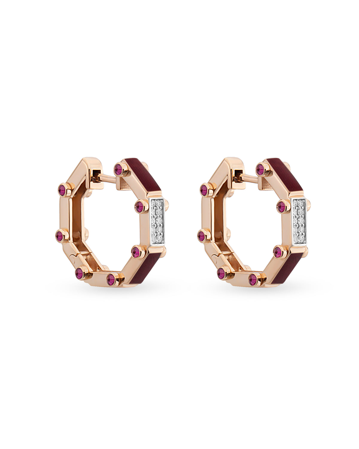 Carla Petit Enamel Earrings