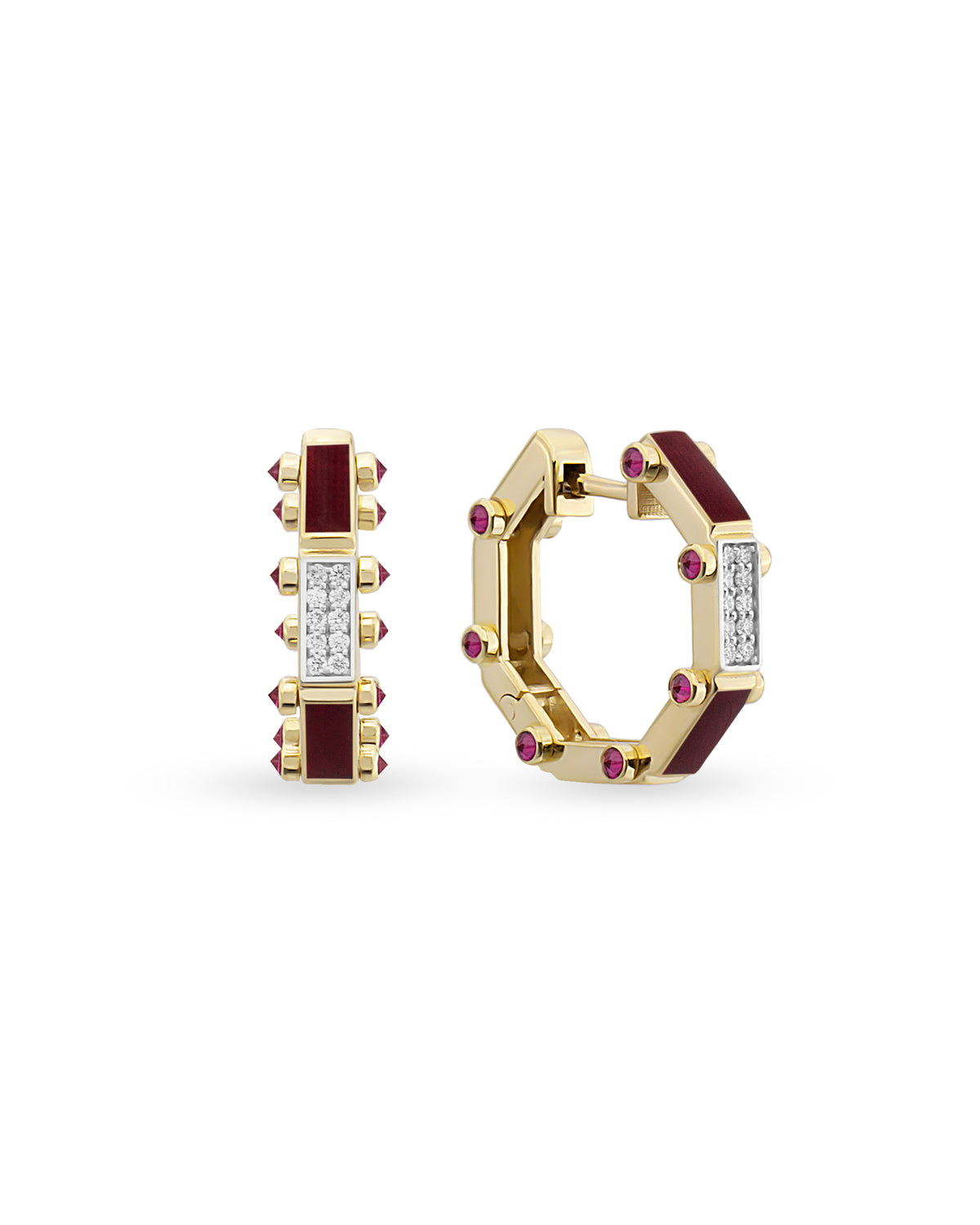 Carla Petit Enamel Earrings