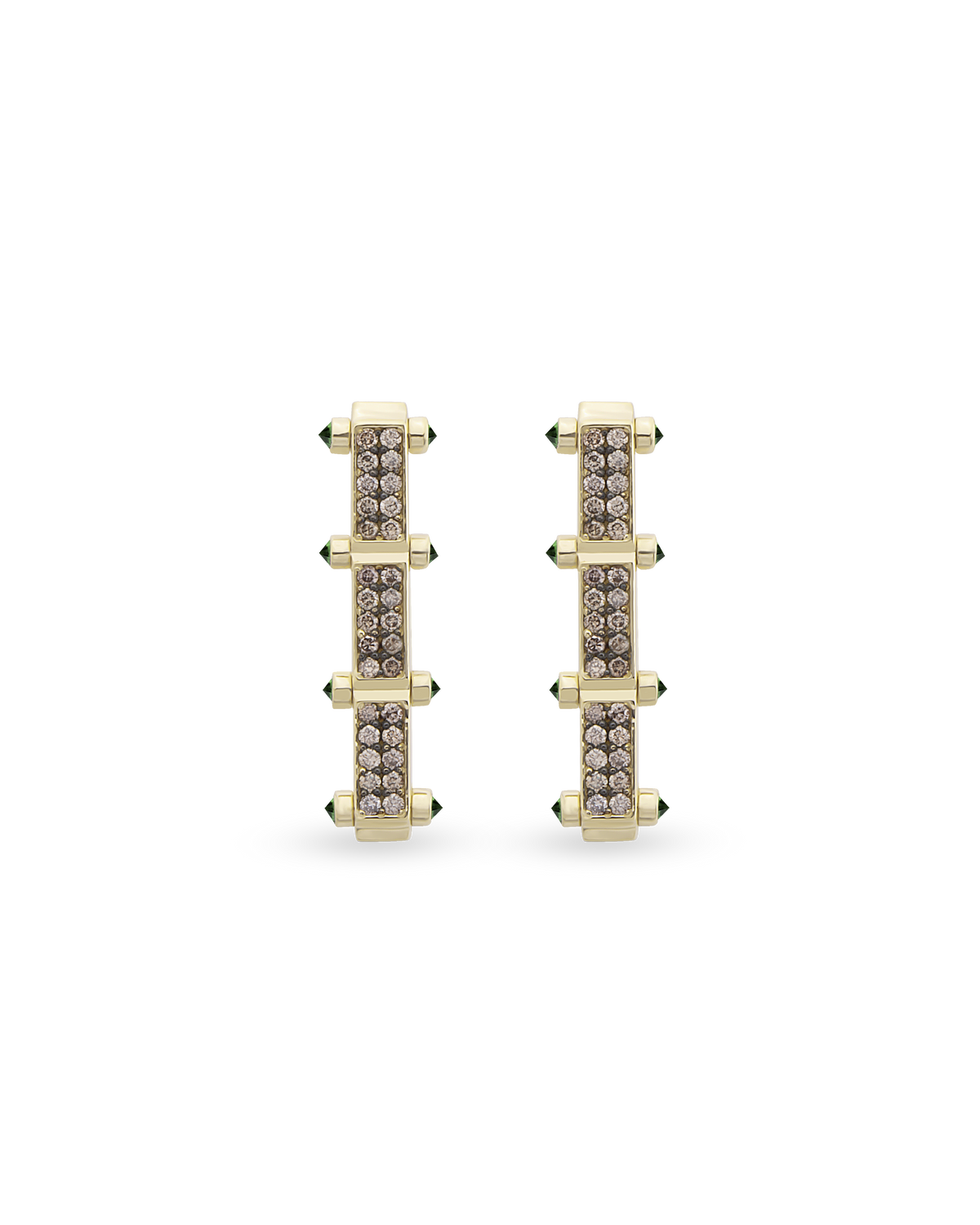 Carla Recta Cognac Earrings