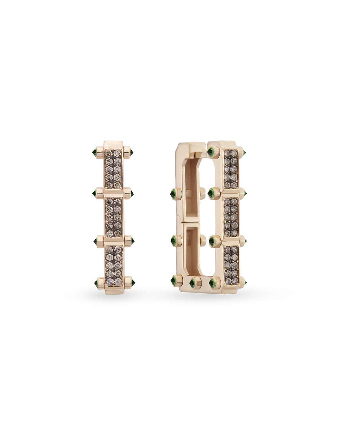 Carla Recta Cognac Earrings