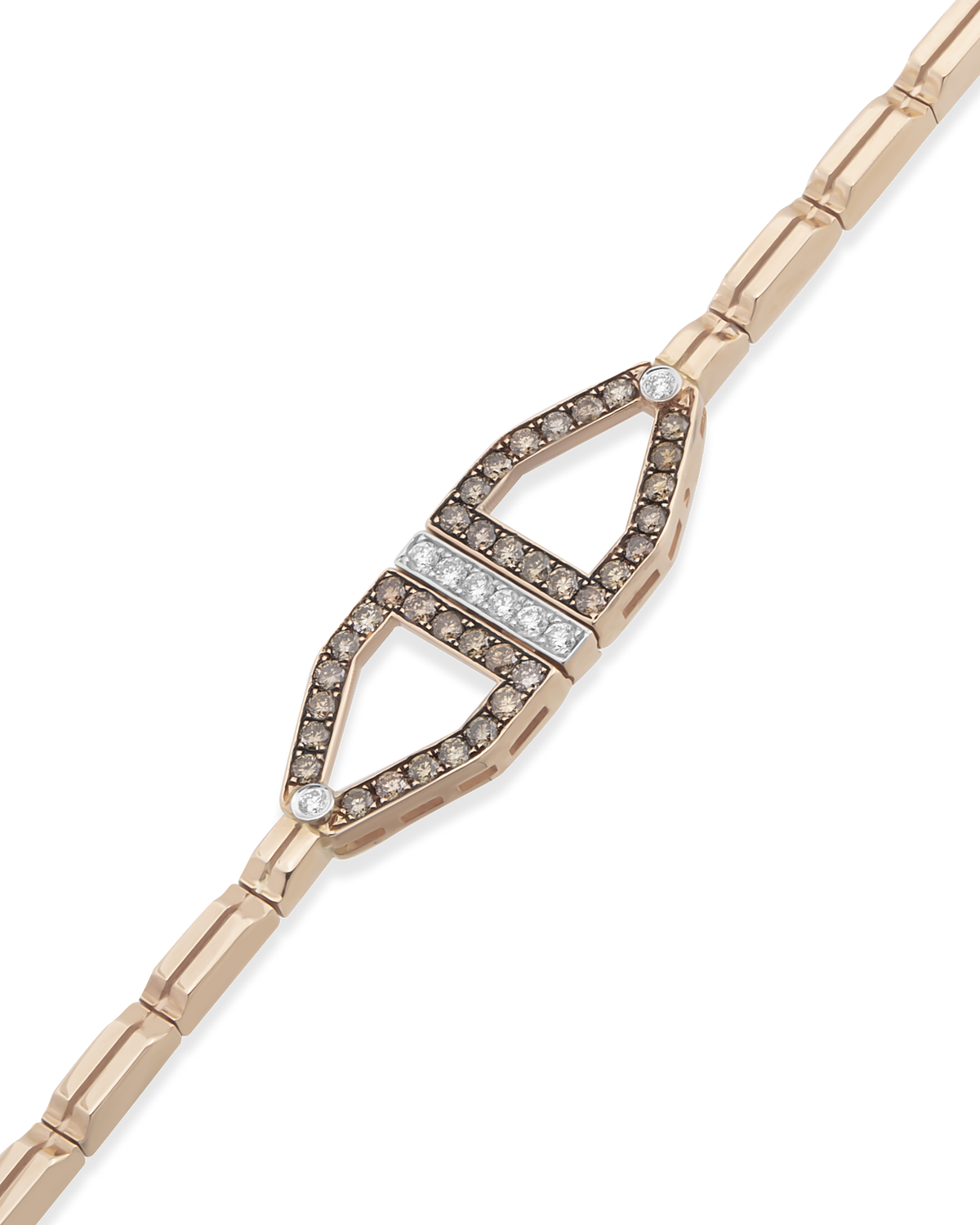 Chevron Cognac Bracelet