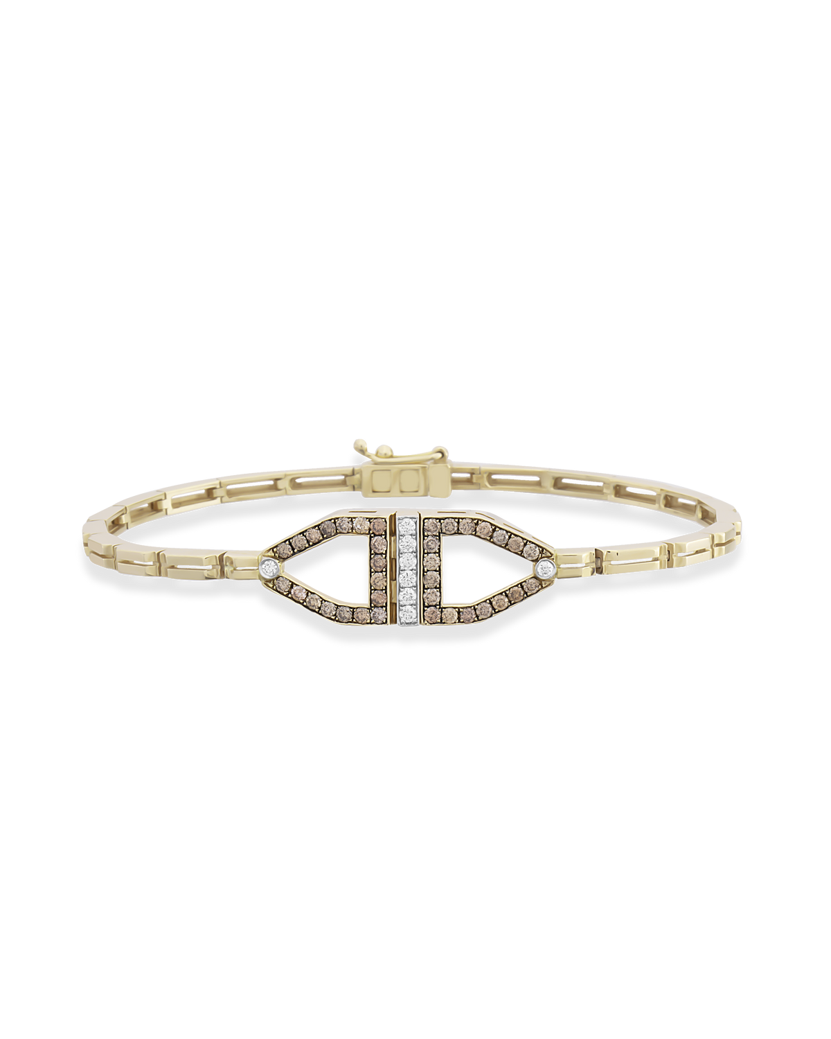 Chevron Cognac Bracelet