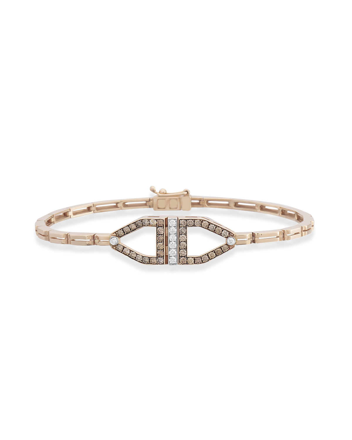Chevron Cognac Bracelet