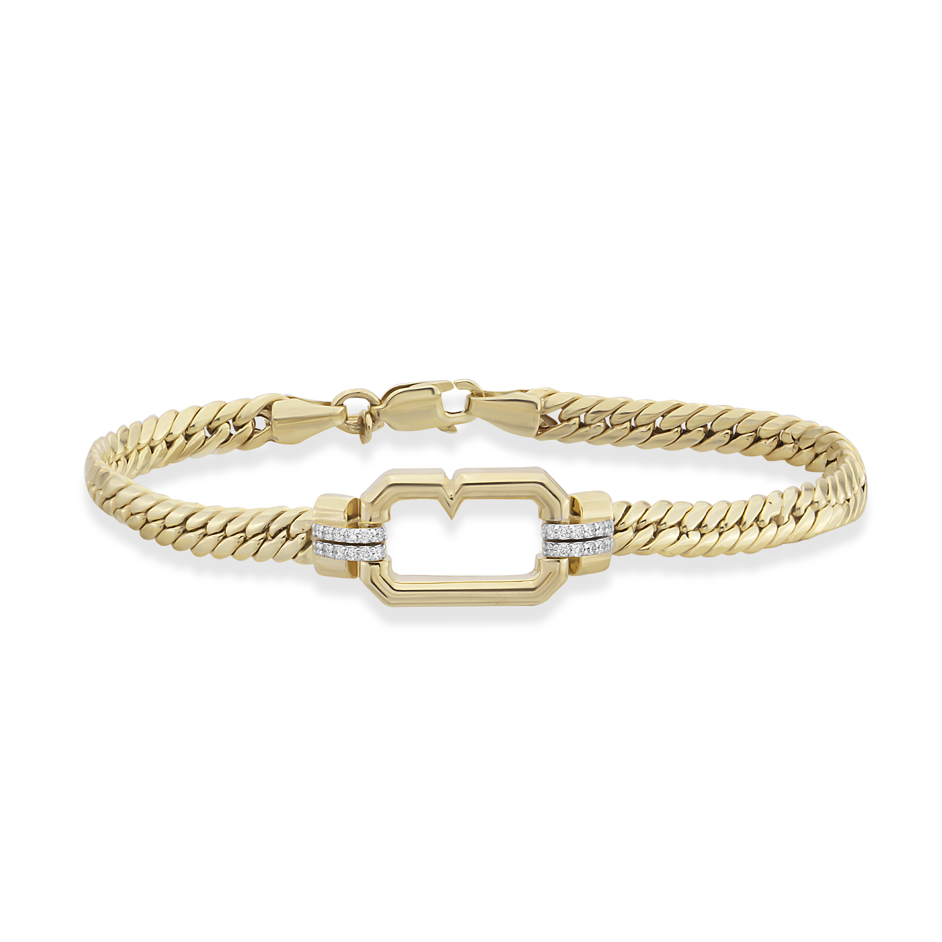 Monogram Woven Chain Bracelet