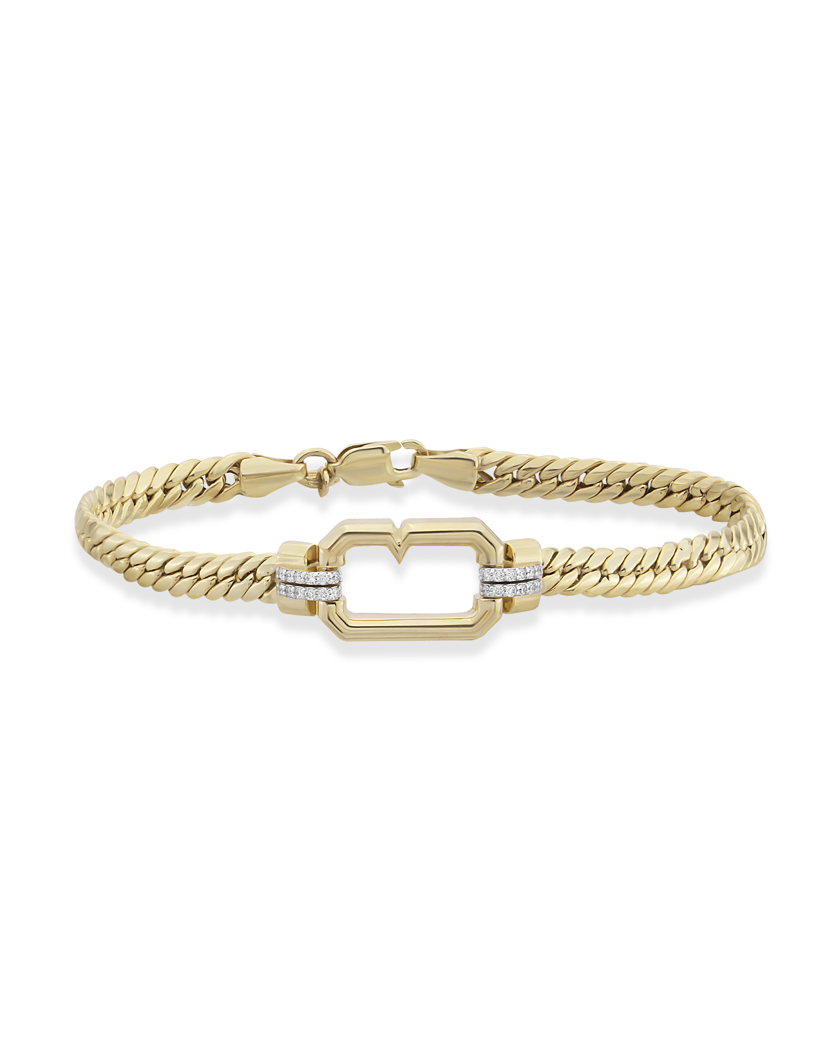 Monogram Woven Chain Bracelet