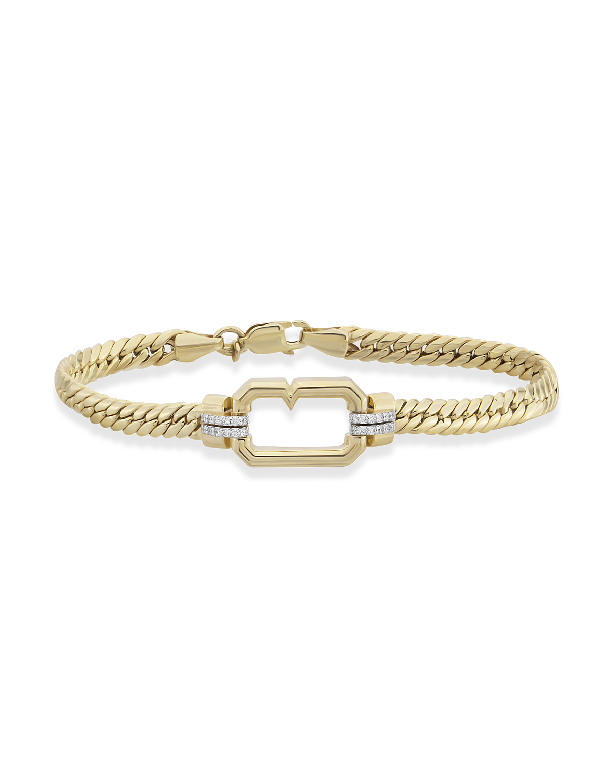 Monogram Woven Chain Bracelet