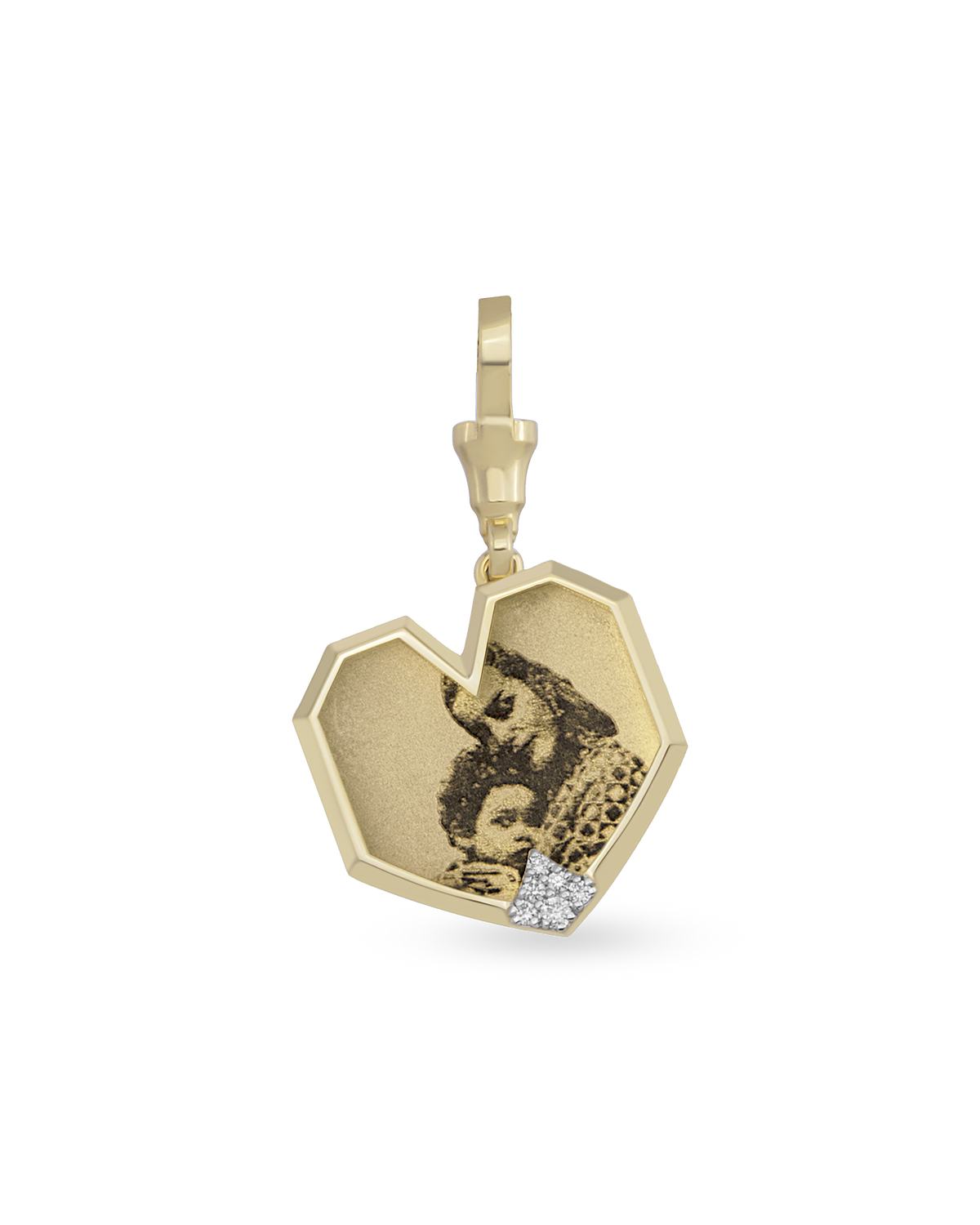 Instant Memories Cora Photo Engraved Pendant