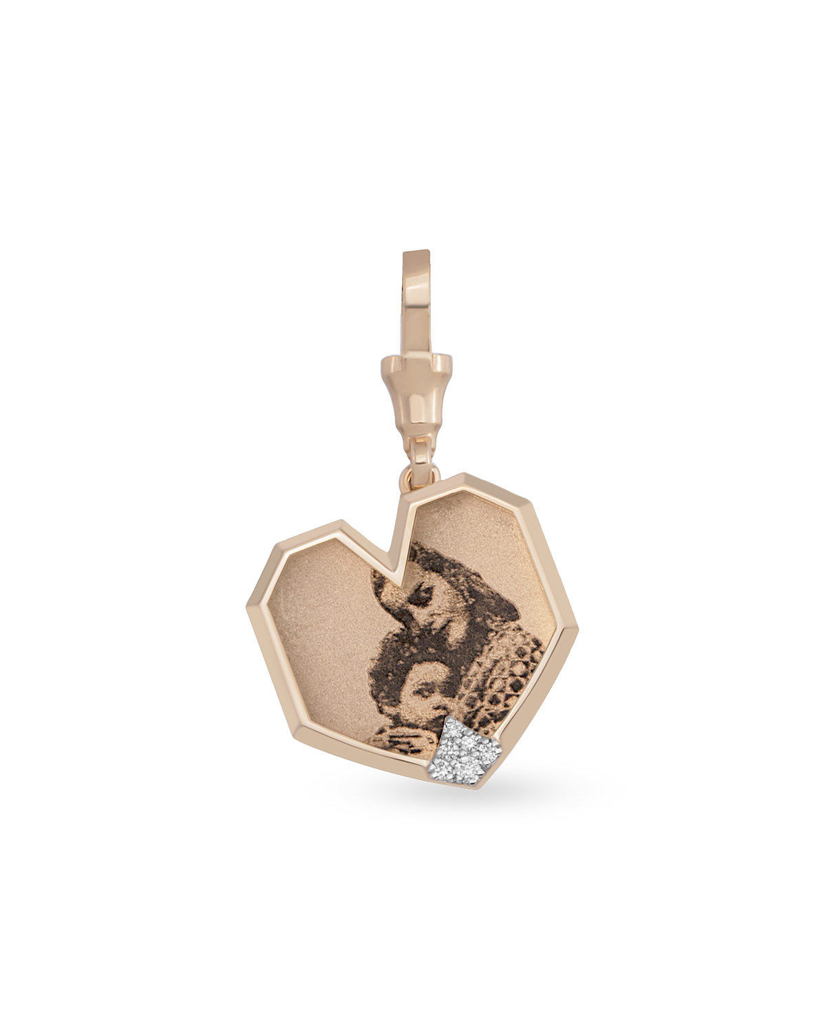 Instant Memories Cora Photo Engraved Pendant