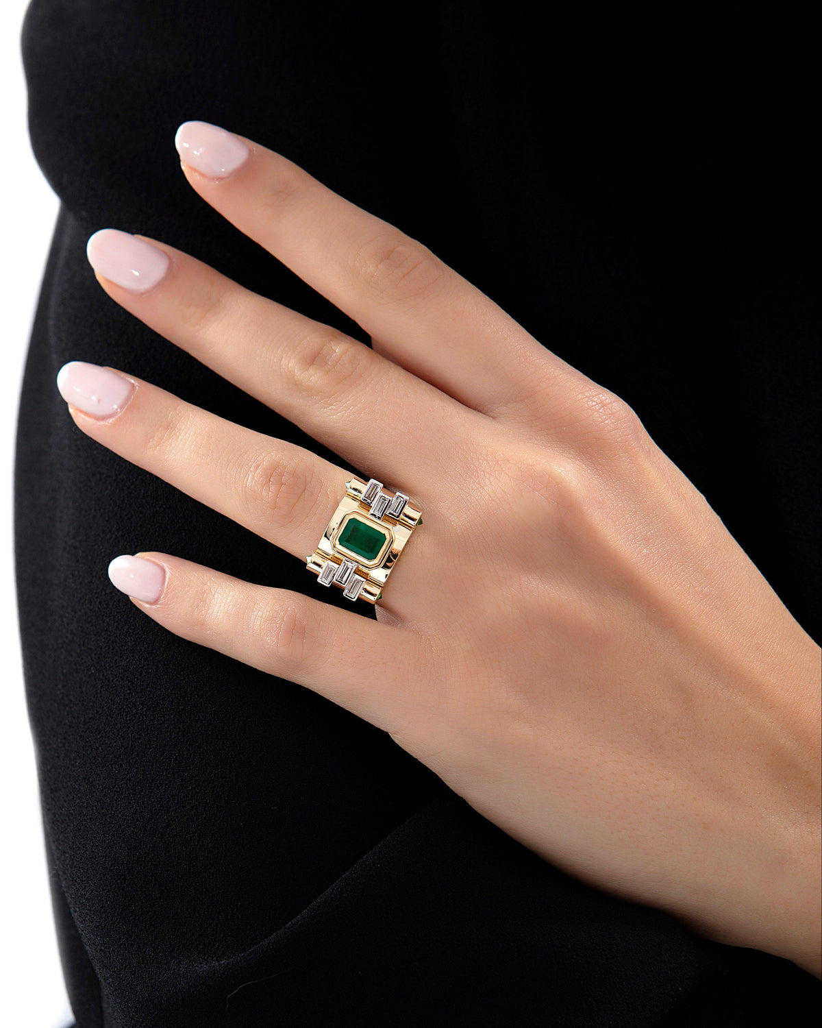 Greta Emerald Ring