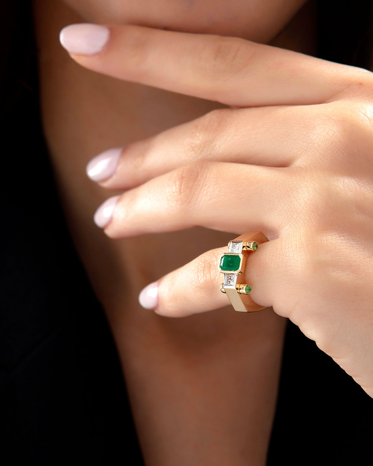Janet Nova Emerald Ring