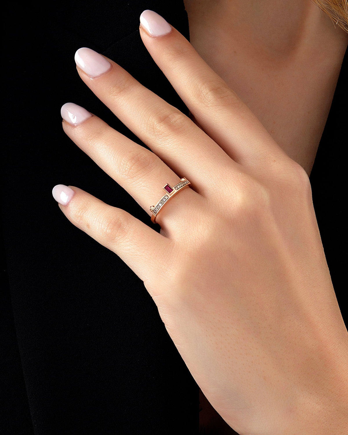 Gloria Petit Cognac Duo Ring