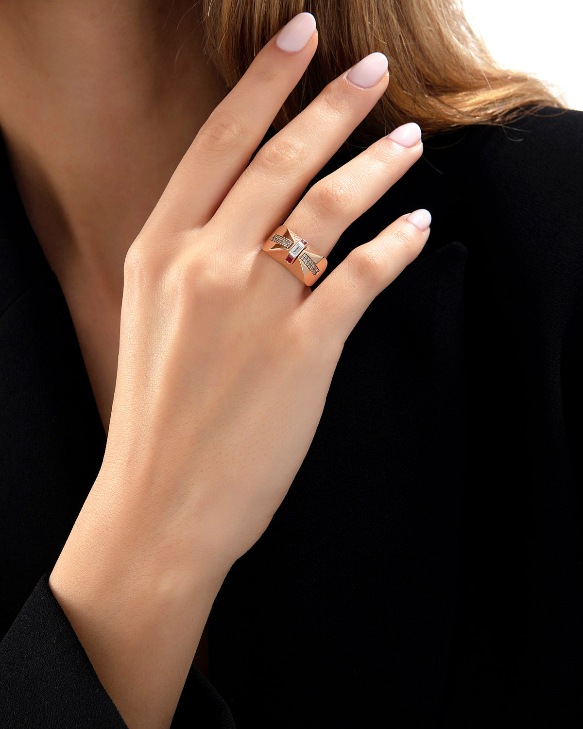 Dasia Cognac Gem Ring