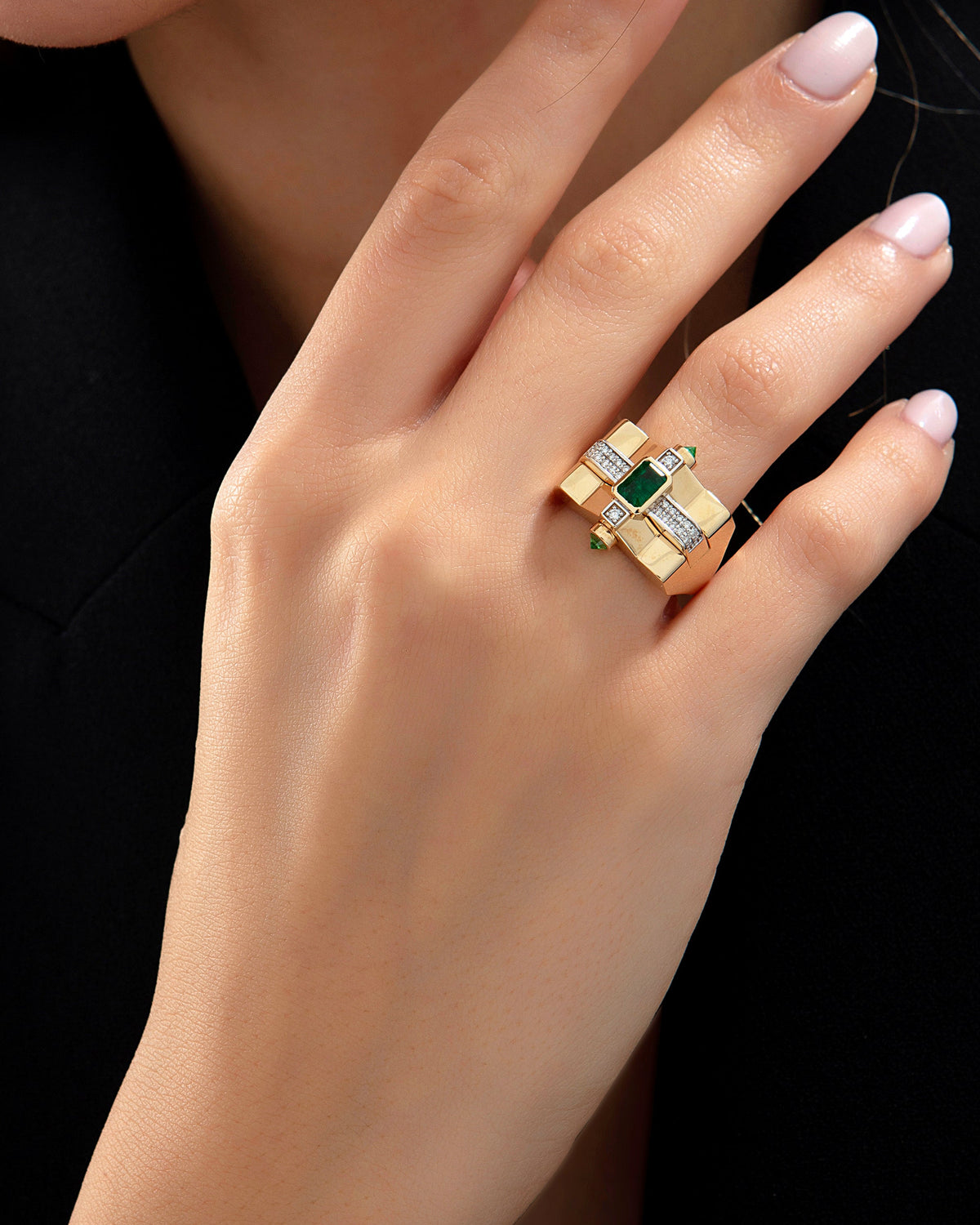 Emma Emerald Ring