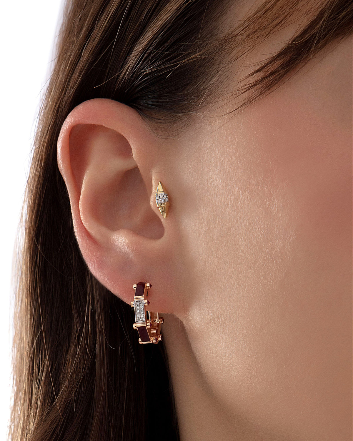 Carla Petit Enamel Earrings