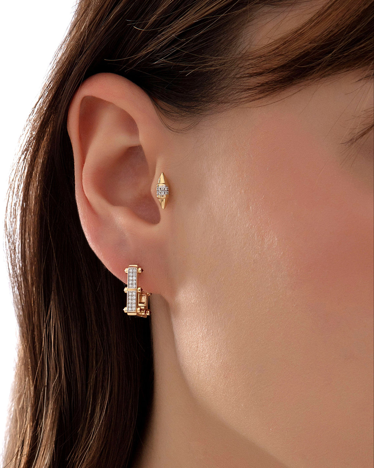 Carla Recta Petit Earrings