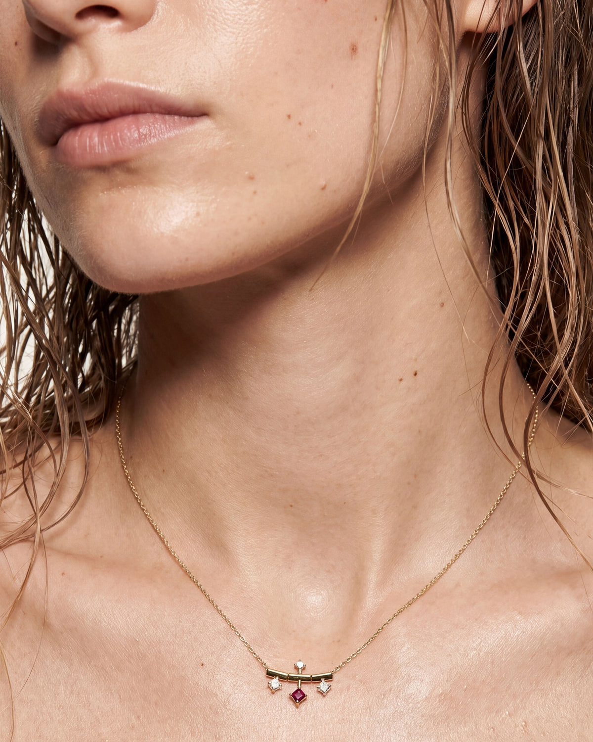 Libra Gem Tria Necklace