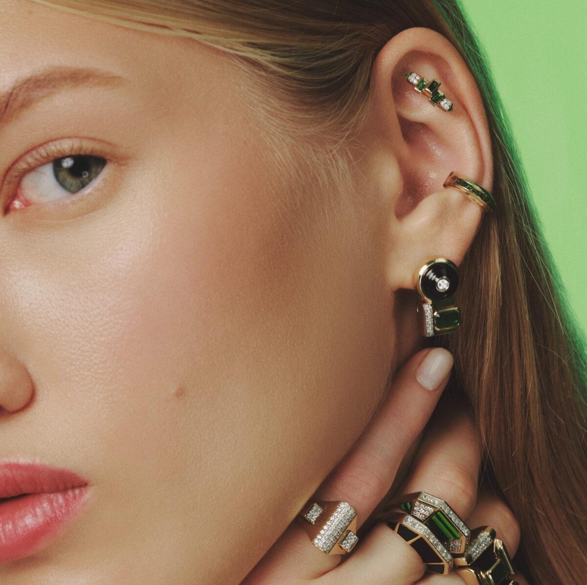 Green Garnet Greta Earring