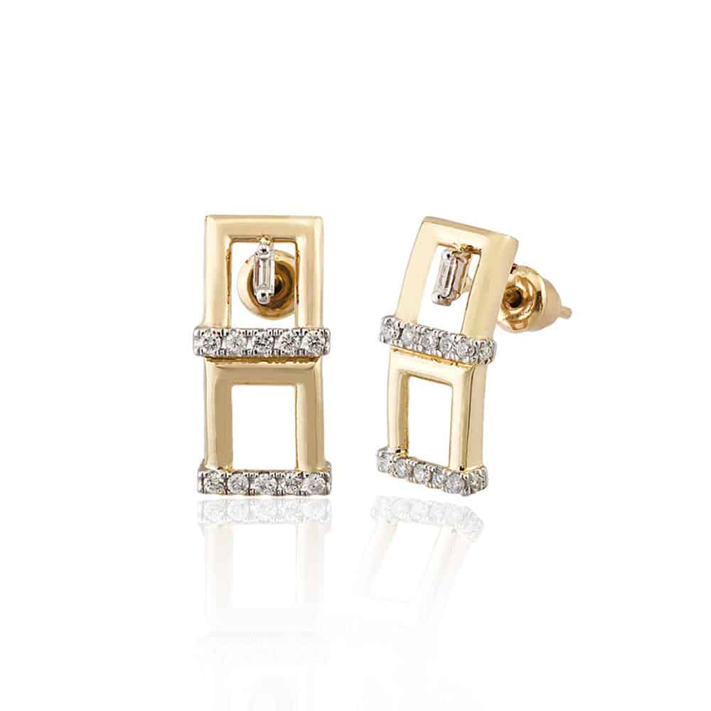 Double Squared Earring