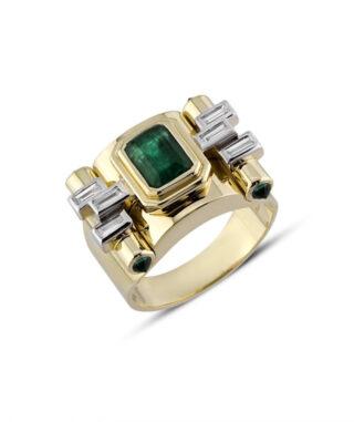 Emerald Greta Ring
