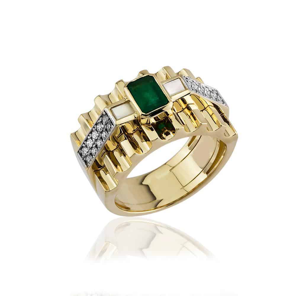 Emerald Audelia Ring
