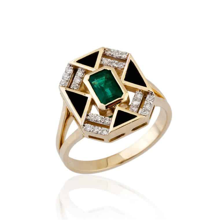 Emerald Jasmine Ring
