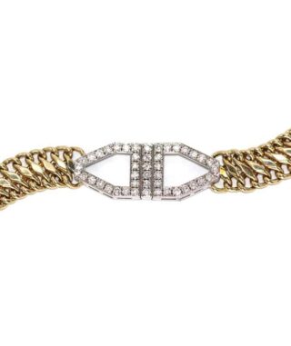 V Clasp Vintage Chain Bracelet