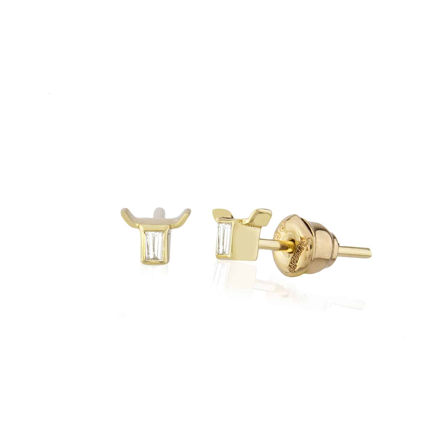 Baguette Devil Earring (Single Item) | Baguette Jewellery