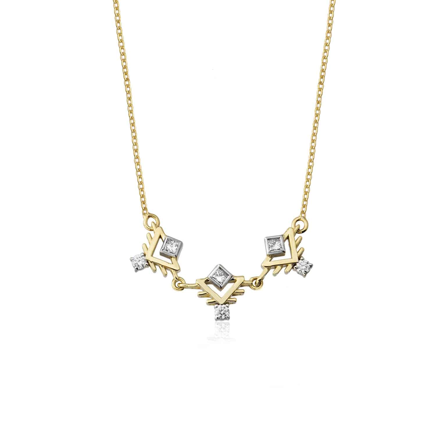 Ethnic Necklace (3 Pieces) | Baguette Jewellery