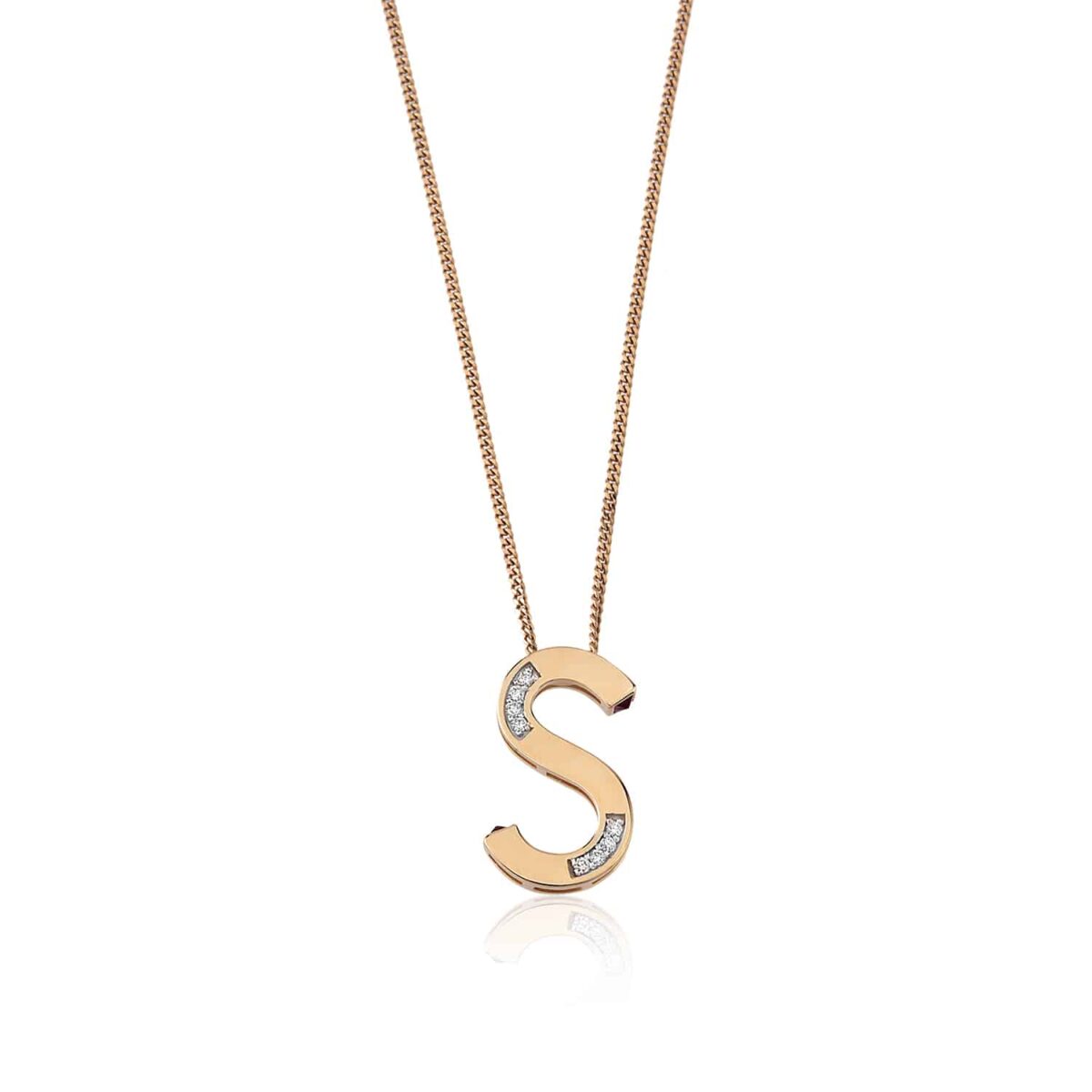 Mid Size Initial Necklac