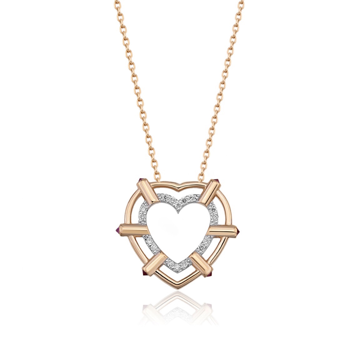 Aura Heart Necklace