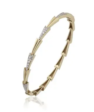 Arrow Pırlantalı Kelepçe Arrow Pırlantalı Kelepçe