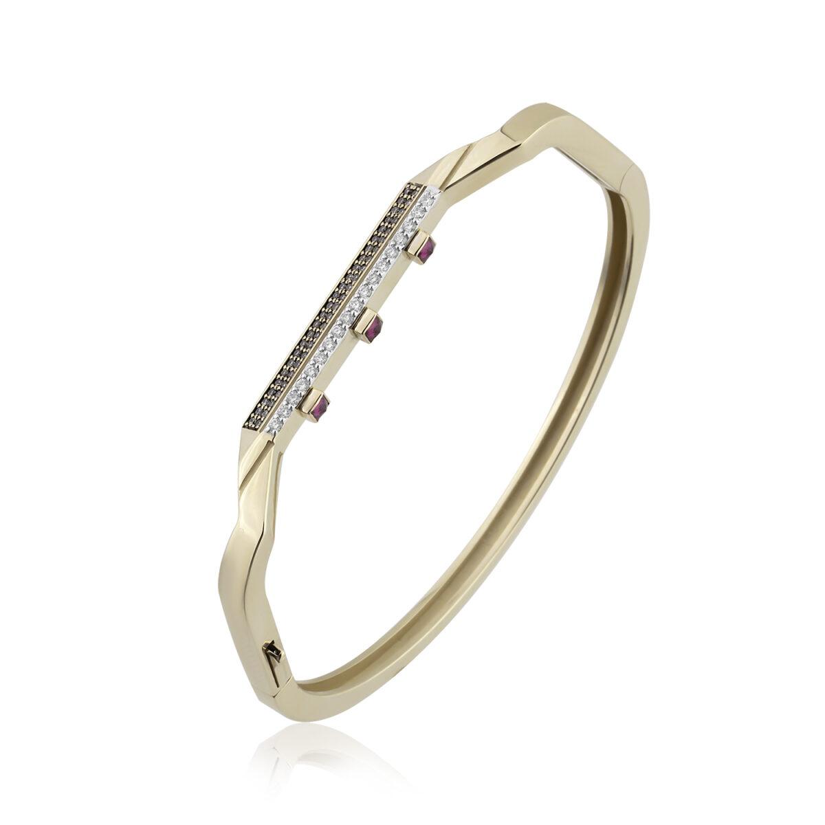 New Victorian Bangle - Full Diamond