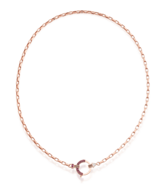 Baguette Chain No 2 - Ruby
