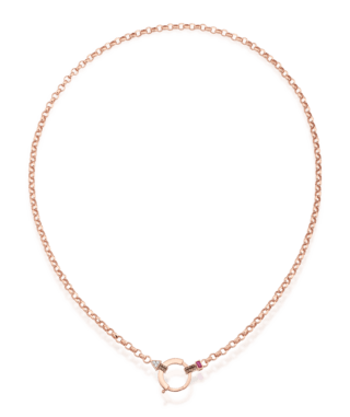 Baguette Chain No 5 - Ruby