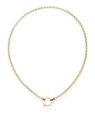 Baguette Chain No 5 - Ruby