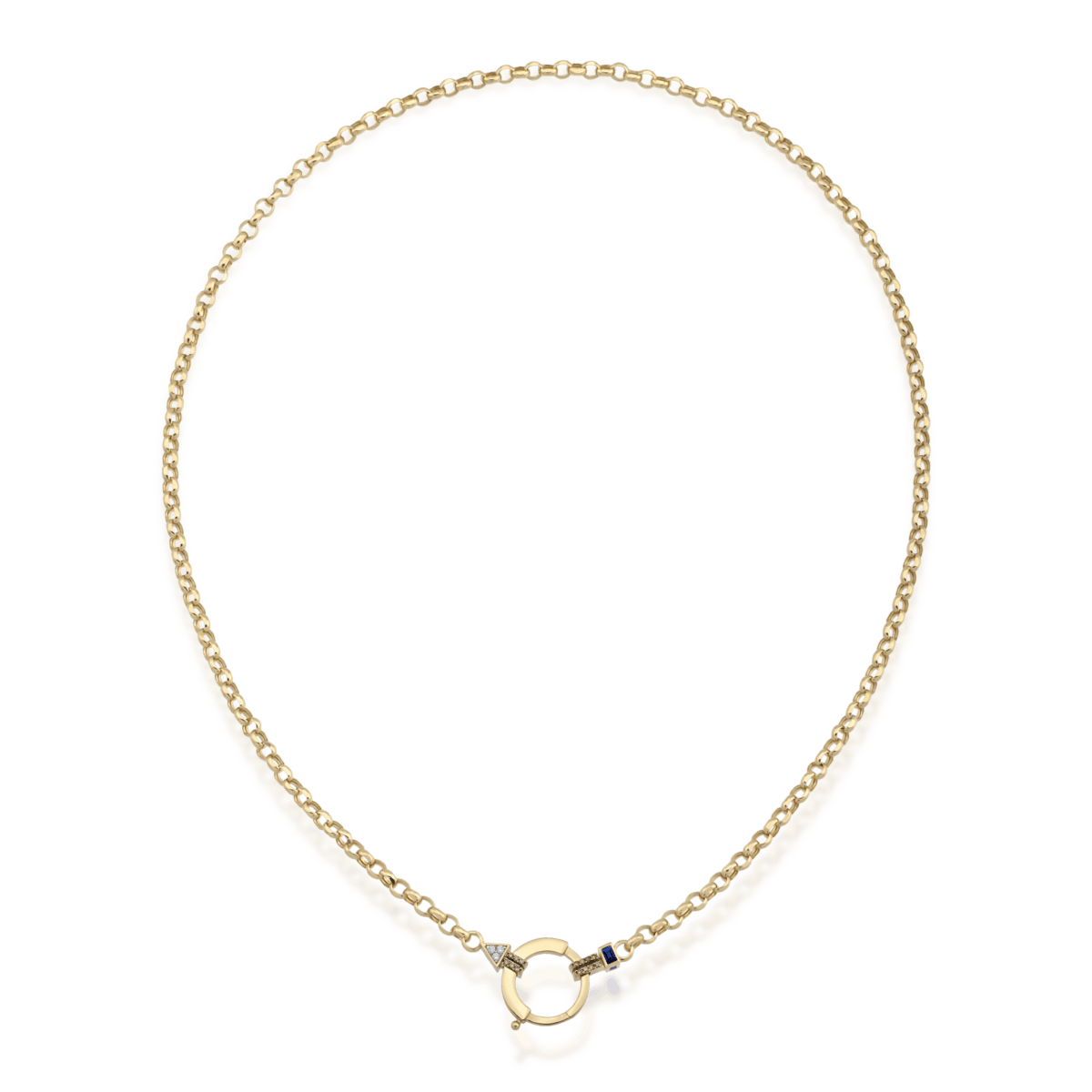 Baguette Chain No 5 - Sapphire