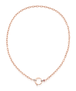 Baguette Chain No 1 - Ruby