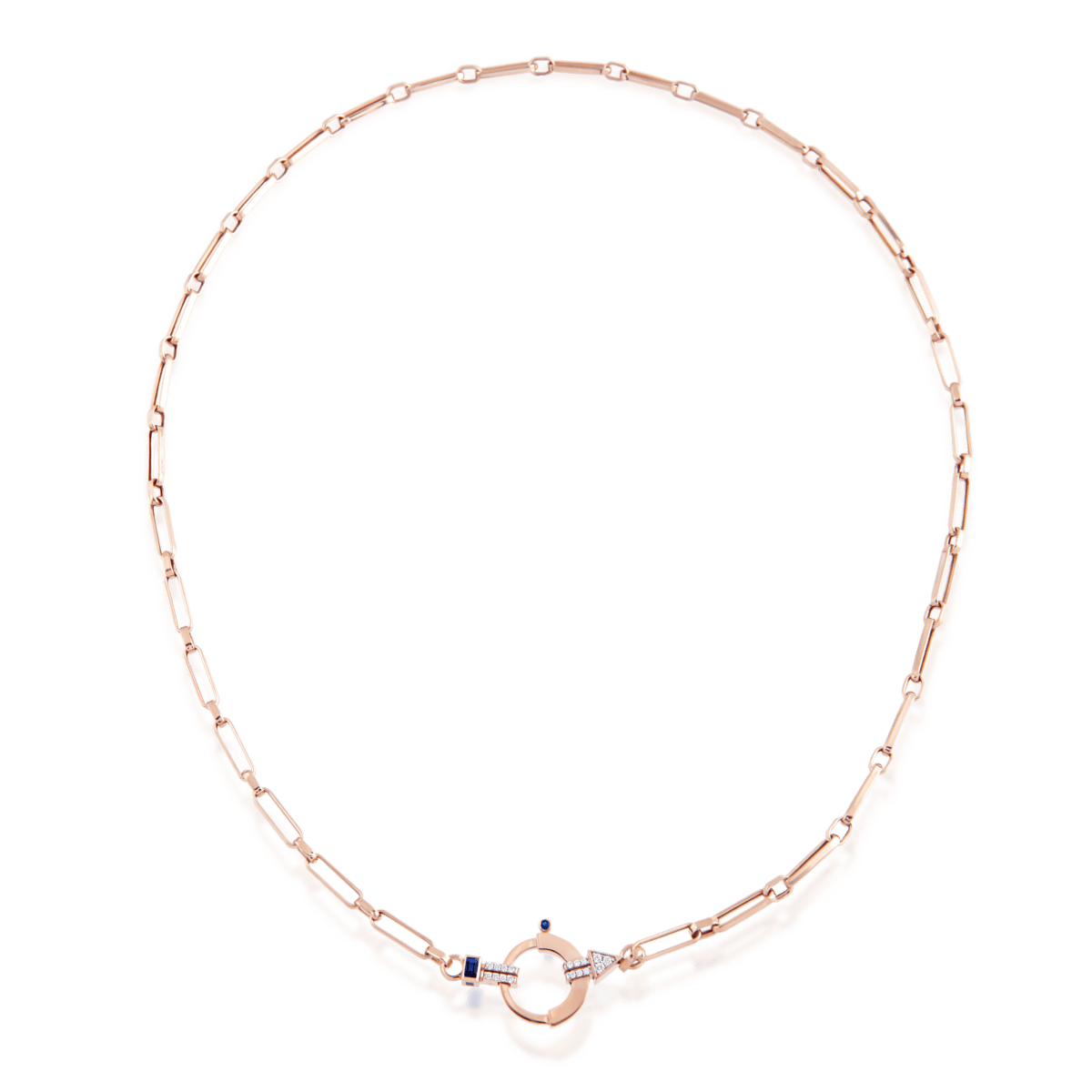 Baguette Chain No 3 - Sapphire