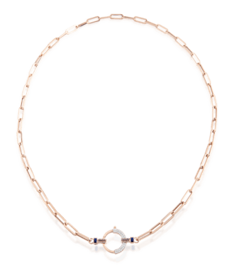 Baguette Chain No 4 - Sapphire