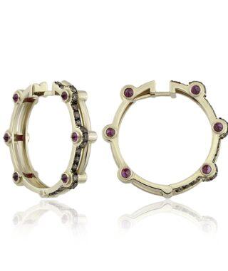 Sisi Earring - Champagne Diamond