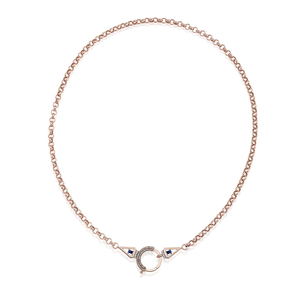 Baguette Chain No 12 - Sapphire