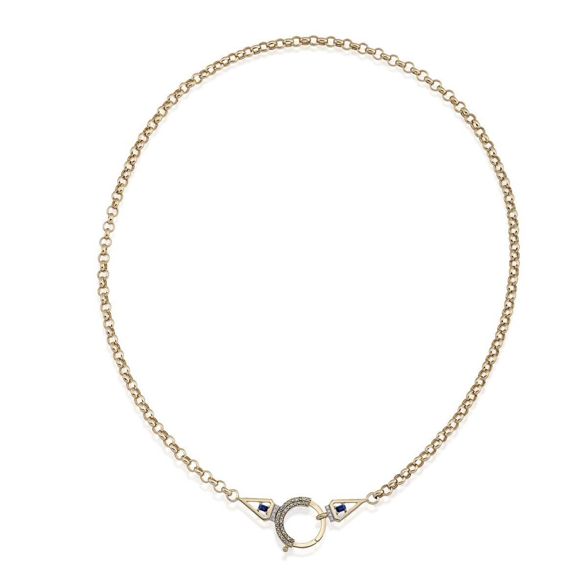Baguette Chain No 12 - Sapphire