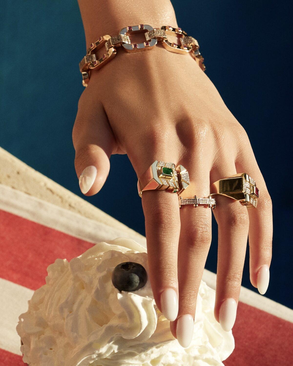 Era Pave Bracelet - Ruby