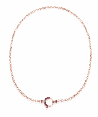 Baguette Chain No 8- Ruby