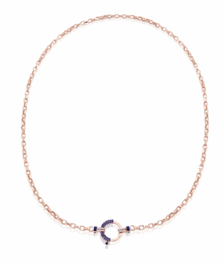 Baguette Chain No 8- Sapphire