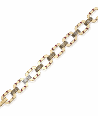 Era Pave Bileklik - Yakut