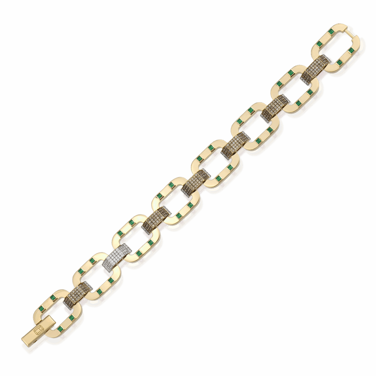 Era Pave Bracelet - Green Garnet