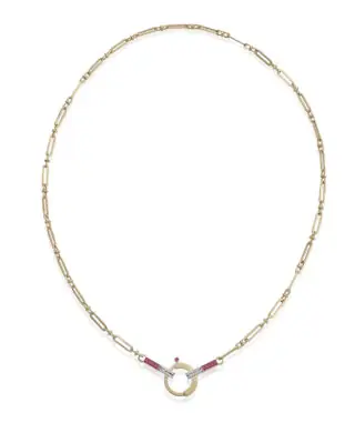 Baguette Zincir 14 - Yakut